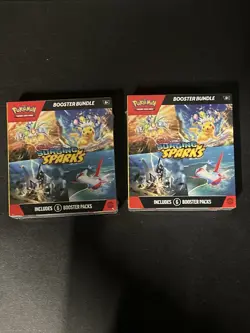 Pokemon Scarlet & Violet Surging Sparks Booster Bundle Brand New Sealed Lot Of 2 - Image 1