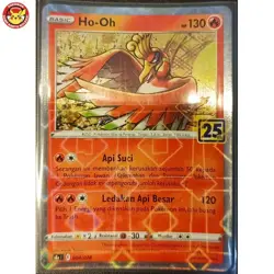 Ho-oh S8a 004/028 Reverse Holo 25th Anniversary Pokemon TCG Indonesia - Image 1