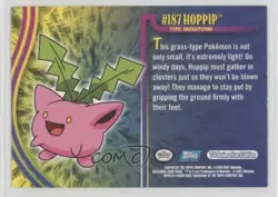 Hoppip Topps Pokemon TV Animation Edition Johto Series 1 #187 2001 - Image 2