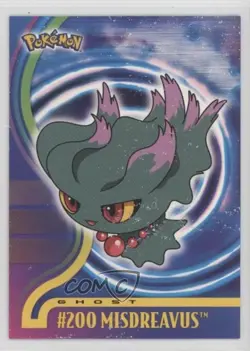 Misdreavus Topps Pokemon TV Animation Edition Johto League Champions #200 2001 - Image 1