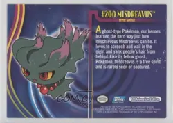 Misdreavus Topps Pokemon TV Animation Edition Johto League Champions #200 2001 - Image 2