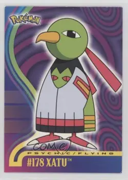 Xatu Topps Pokemon TV Animation Edition Johto Series 1 #178 2001 - Image 1