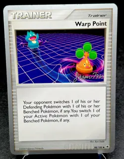 Warp Point 88/100 LP Munchlax Bonsly Art Jason M. 2009 Pokemon Worlds Promo! - Image 1