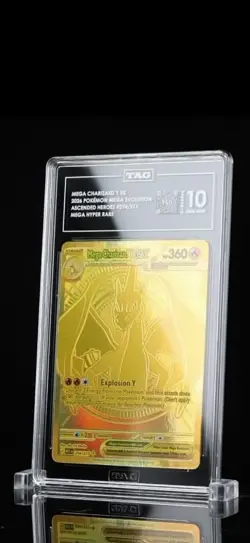 2026 POKEMON ASCENDED HEROES MEGA HYPER RARE MEGA CHARIZARD Y EX TAG 10 POP 10 - Image 2