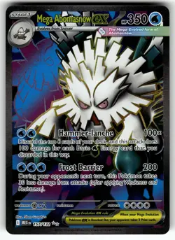 Mega Abomasnow ex 157/132 Ultra Rare Mega Evolution Pokemon Near Mint - Image 1