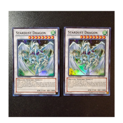 Yu-Gi-Oh! Stardust Dragon SHSP-ENSE1 Limited Edition Holo Lot of 2 Konami - Image 1