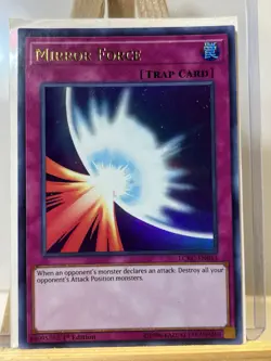 YuGiOh Mirror Force | LCKC-EN053 | Ultra Rare | 1st Edition | NM - Image 1