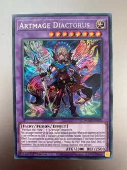 DUAD-EN032 Artmage Diactorus Secret Rare Yugioh 1st - Image 1