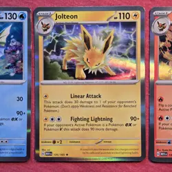 Pokemon 151 Lot: Vaporeon 134/165 Jolteon 135/165 Flareon 136/165 Holo - NM - Image 3