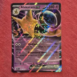 Pokemon 151 English: Alakazam ex 065/165 Holo Ultra Rare - NM - Image 1