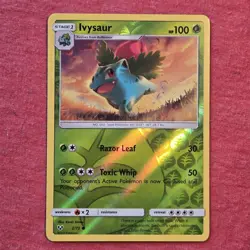Pokemon Shining Legends: Ivysaur 2/73 Reverse Holo - LP/NM - Image 1
