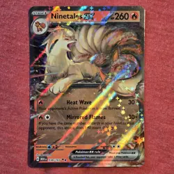 Pokemon 151 English: Ninetales ex 038/165 Holo Ultra Rare - NM - Image 1