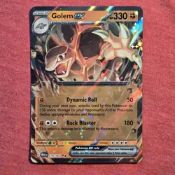 Pokemon 151 English: Golem ex 076/165 Holo Ultra Rare - NM - Image 1