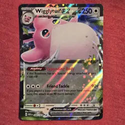 Pokemon 151 English: Wigglytuff ex 040/165 Holo Ultra Rare - NM - Image 1