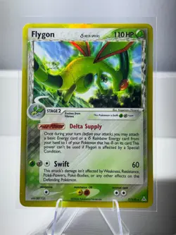 Pokemon TCG Flygon Delta Species Holo Rare 7/110 Holon Phantoms - Image 1