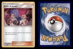 Jessie & James 58/68 Holo Rare Hidden Fates Pokemon TCG NM - Image 3