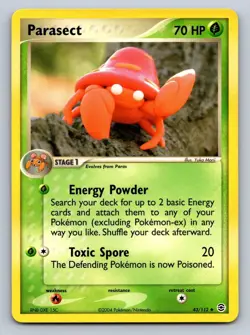 Parasect FireRed & LeafGreen 43/112 UC NM Pokemon - Image 1