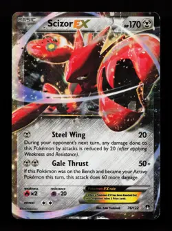 Scizor EX 76/122 Ultra Rare XY - BREAKpoint Pokemon Card - Image 1