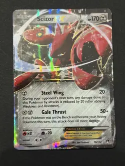 Scizor EX 76/122 Ultra Rare XY - BREAKpoint Pokemon Card - Image 3
