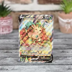 Leafeon V 167/203 Alternate Full Art Evolving Skies Holo Foil Pokemon Card NM/M - Image 1