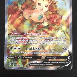 Leafeon V 167/203 Alternate Full Art Evolving Skies Holo Foil Pokemon Card NM/M - Image 4