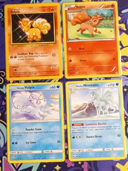 Vulpix Ninetales Lot Of 18 Mixed Sets Pokemon - Image 2