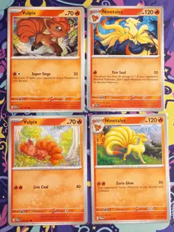 Vulpix Ninetales Lot Of 18 Mixed Sets Pokemon - Image 5