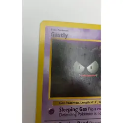 Gastly 50/102 Shadowless Base Set Pokemon Card Played (WOTC 1999) MP - Image 3