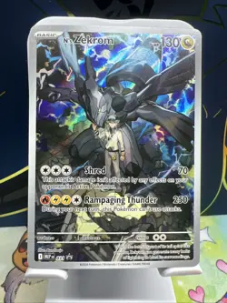 N’s Zekrom 031 Black Star Promo Sealed Pokemon TCG Full Art - Image 2