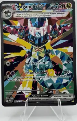 Pokemon TCG Dragapult ex 165/131 SV Prismatic Evolutions Full Art Holo - Image 2