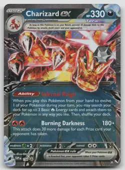 Charizard ex -196 196 Scarlet & Violet Promo Pokemon Holo NM Promo - Image 1