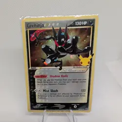 Pokemon Greninja Gold Star Promo Sealed SWSH144 Celebrations Black Star NRMT - Image 1