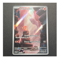 Pokemon TCG Charmander 168/165 SV: Scarlet & Violet 151 IR Full Art Holo ENG - Image 1
