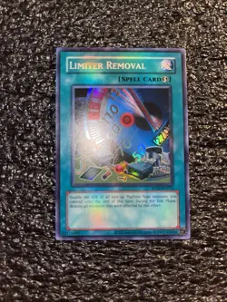 Yugioh! Limiter Removal RP02-EN015 Super Rare 2025 Reprint Unlimited Near Mint - Image 1