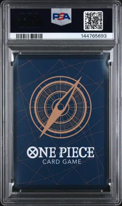 2025 ONE PIECE JAPANESE OP11-A FIST OF DIVINE SPEED #005 LUFFY-TAROU PSA 10 - Image 2