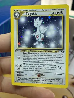 1st Edition Togetic 16/111 Neo Genesis 2000 Holo Rare WOTC Pokemon Card TCG - Image 4