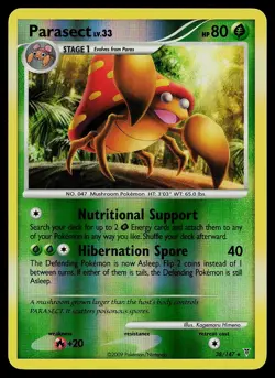 Pokemon Card - Parasect Supreme Victors 38/147 Reverse Holo Rare - Image 1