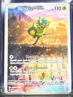 Teal Mask Ogerpon Pokemon 123 PR-SV Promo Near Mint Card - Image 1