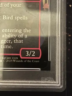 PSA 10 Neon ink traveling chocobo Gem mint magic the gathering final fantasy. - Image 4
