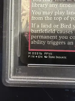 PSA 10 Neon ink traveling chocobo Gem mint magic the gathering final fantasy. - Image 5