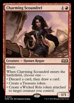 Charming Scoundrel WOE NM MTG - Image 1