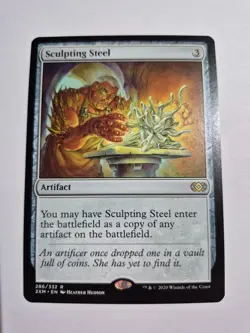 Magic the Gathering MTG - Scuplting Steel - Double Masters 2XM - NM - Image 1
