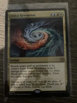 MTG Jeskai Revelation Tarkir: Dragonstorm Regular #0196 - Image 1