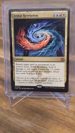 MTG Tarkir Dragonstorm M Jeskai Revelation #0196 - Image 1