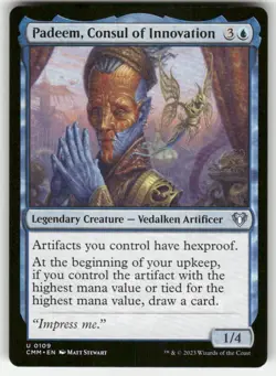 Padeem, Consul of Innovation 109 UC Commander Masters NM Magic: The Gathering - Image 1
