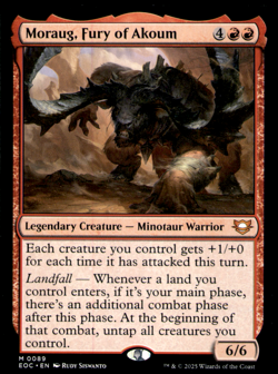 Moraug, Fury of Akoum M Commander: Edge of Eternities 89 NM - Image 1