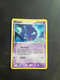 Shuppet 40/100 EX Crystal Guardians Pokemon Card Reverse Holo Foil Rare MP - Image 1
