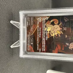 Team Rocket's Meowth 203/182 SV10: Destined Rivals - Pokemon Card PSA 8 TCG Rare - Image 3