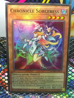 Chronicle Sorceress - MZMU-EN032 - Super Rare - 1st Edition Yu-Gi-Oh! M/NM - Image 1