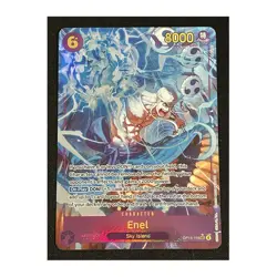 Bandai One Piece Card Game Enel OP15-118 SEC Alt Art (EN) - Image 1